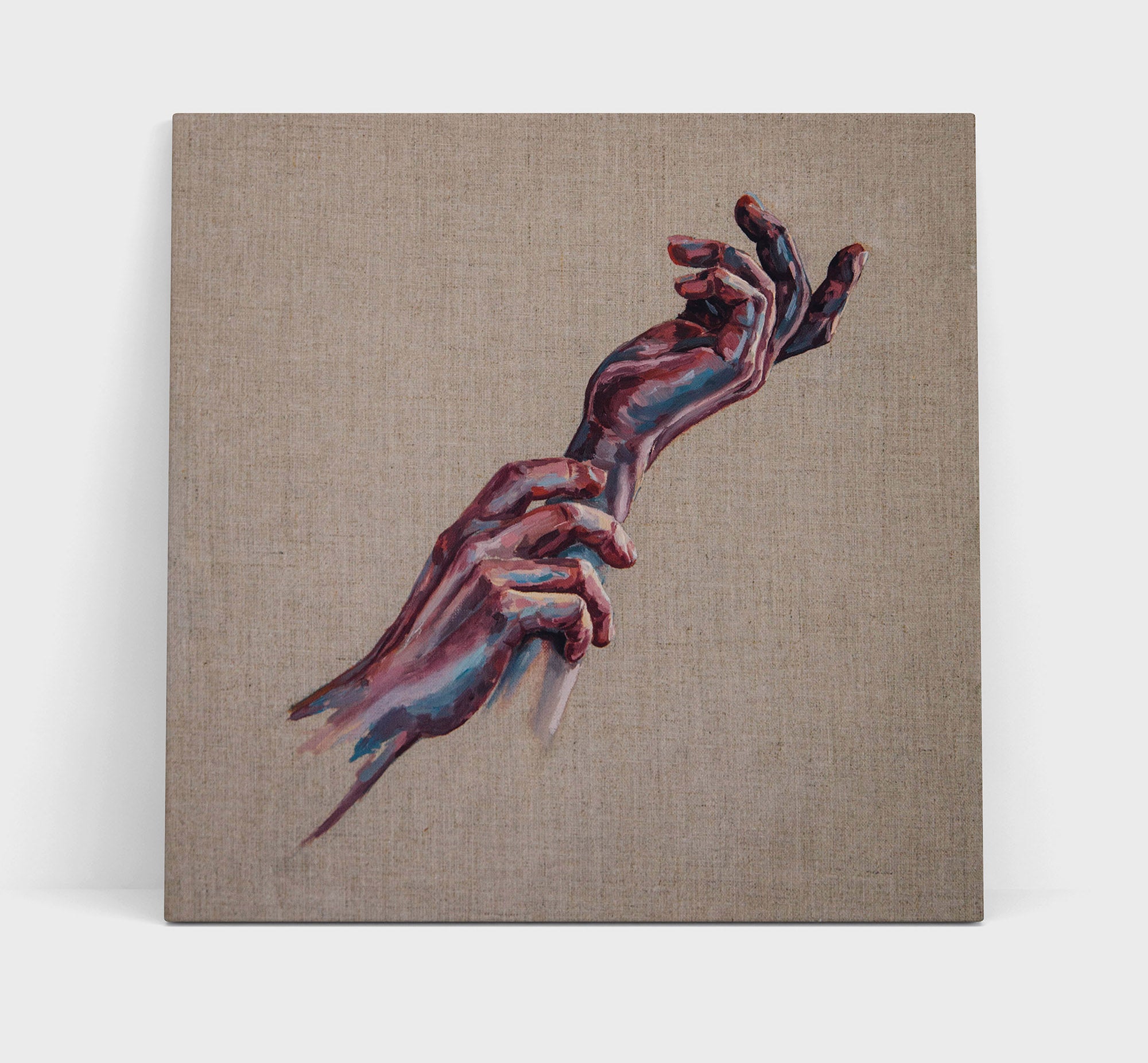 Hands Oil Painting | Hands Painting | Malvina O Neachtain