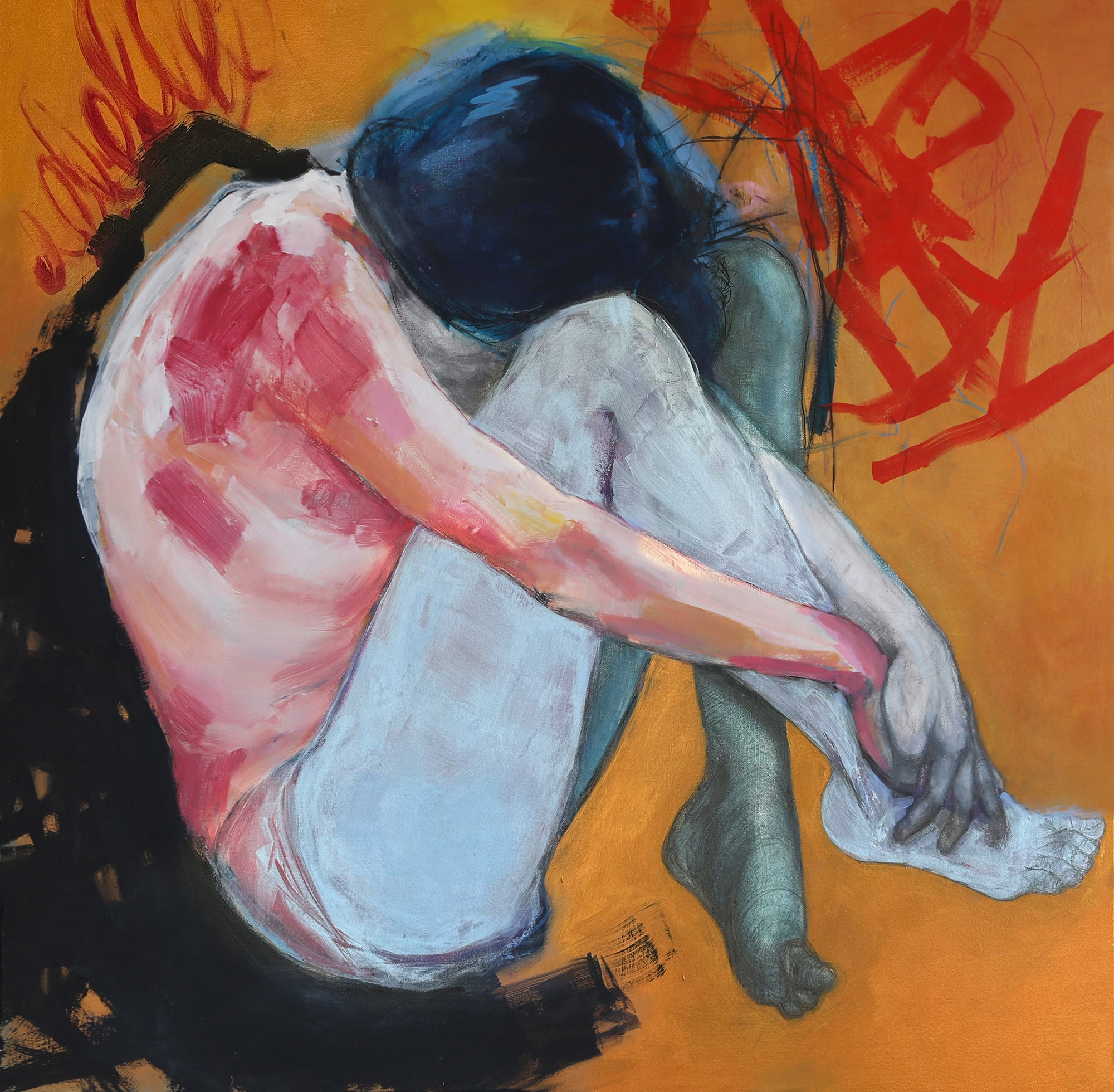 Figurative Art | Abstract Women Paintings | Malvina O Neachtain