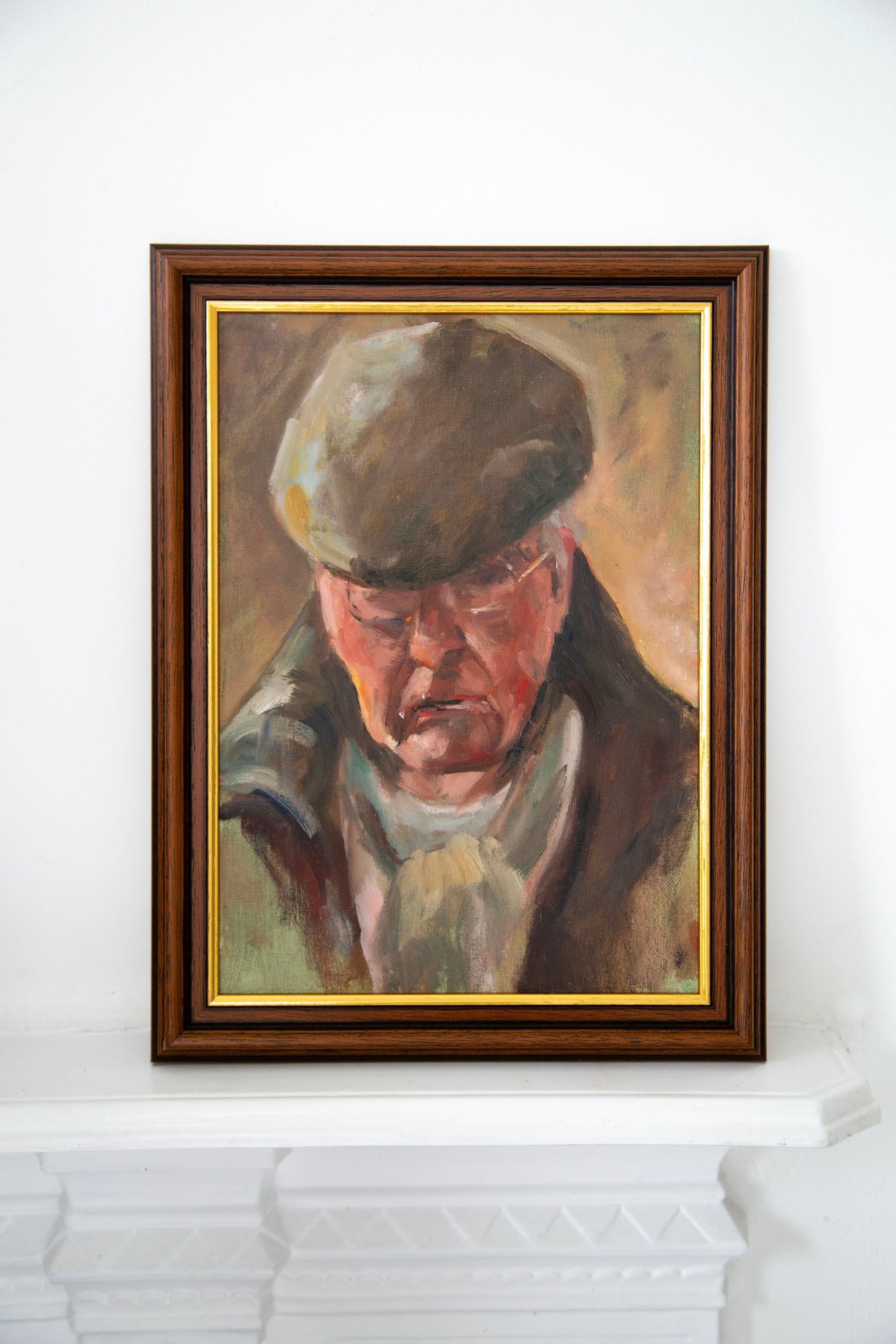 Old Man Portrait | Original Portrait Art | Malvina O Neachtain