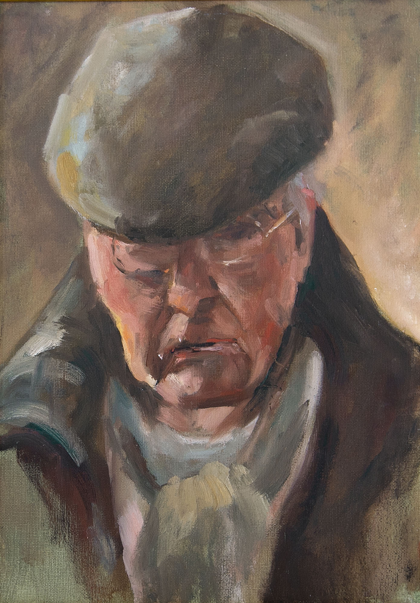 Old Man Portrait | Original Portrait Art | Malvina O Neachtain