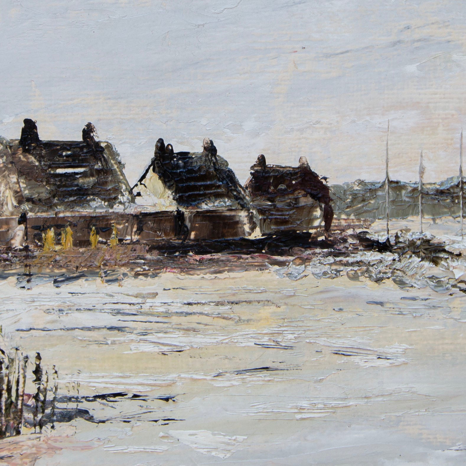 Winter Landscape Art | Vintage Framed Art | Malvina O Neachtain