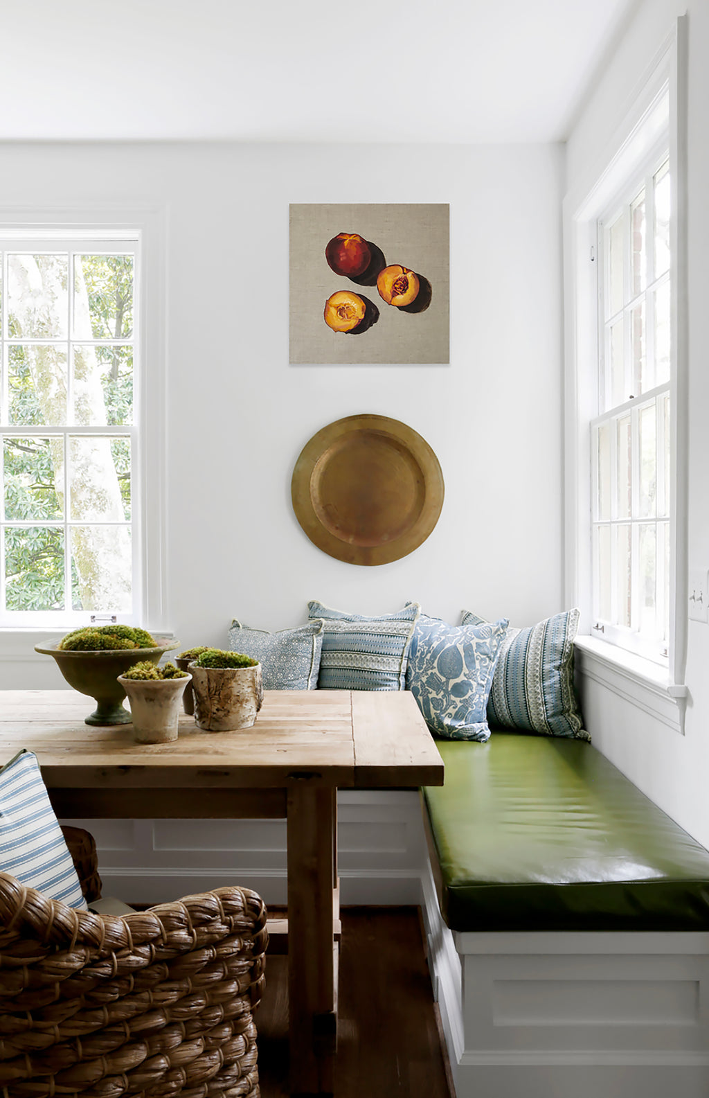 Peaches Oil Painting | Linen Canvas Art | Malvina O Neachtain