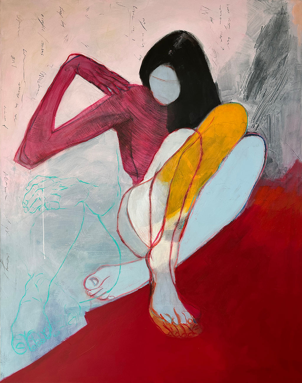 Abstract Figurative Painting | Malvina O Neachtain