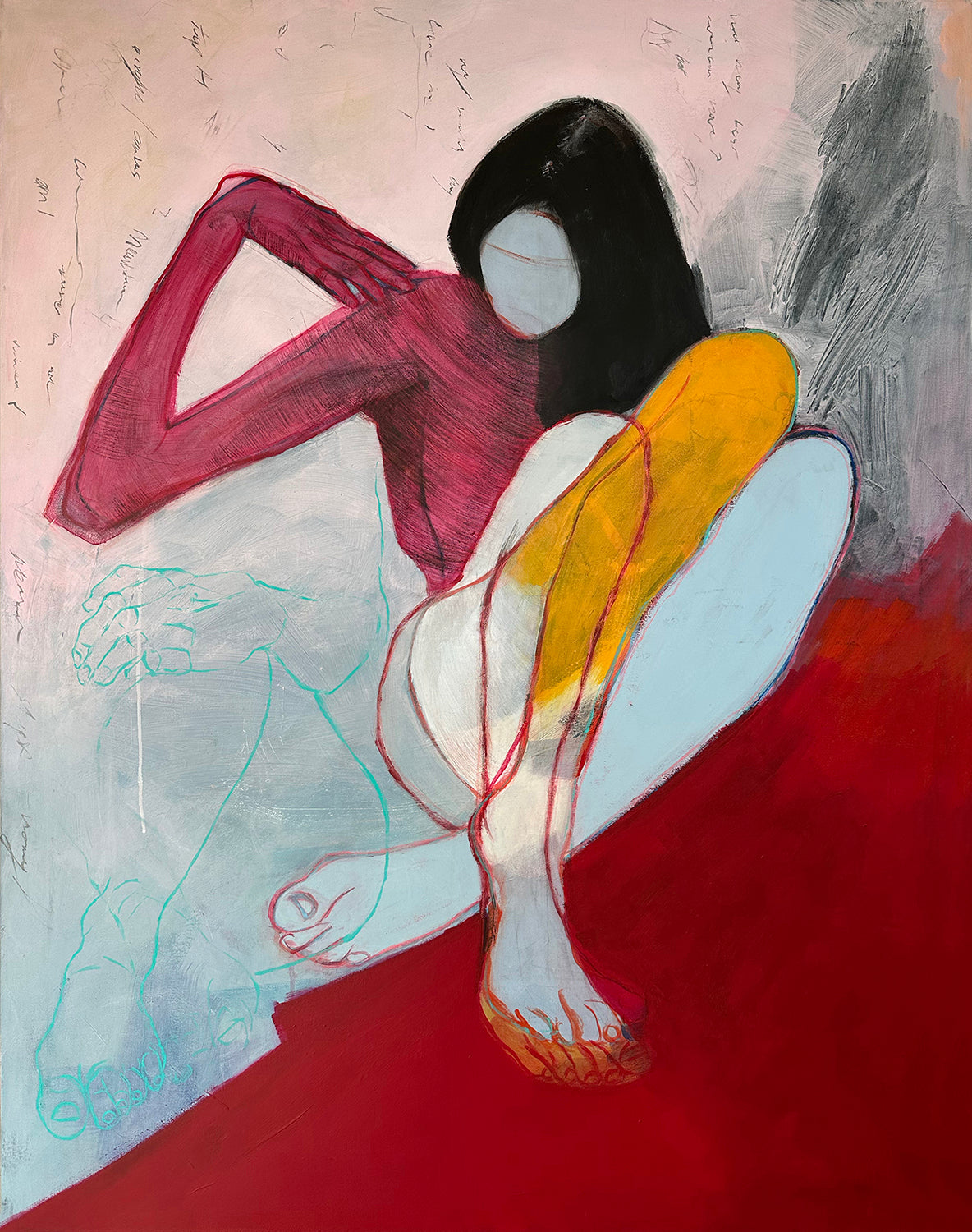 Abstract Figurative Painting | Malvina O Neachtain