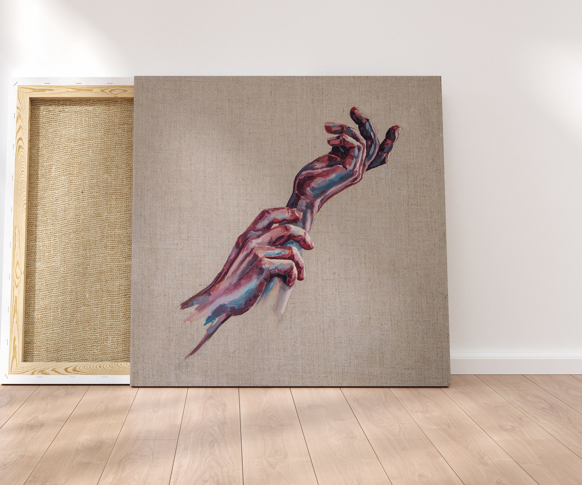 Hands Oil Painting | Hands Painting | Malvina O Neachtain