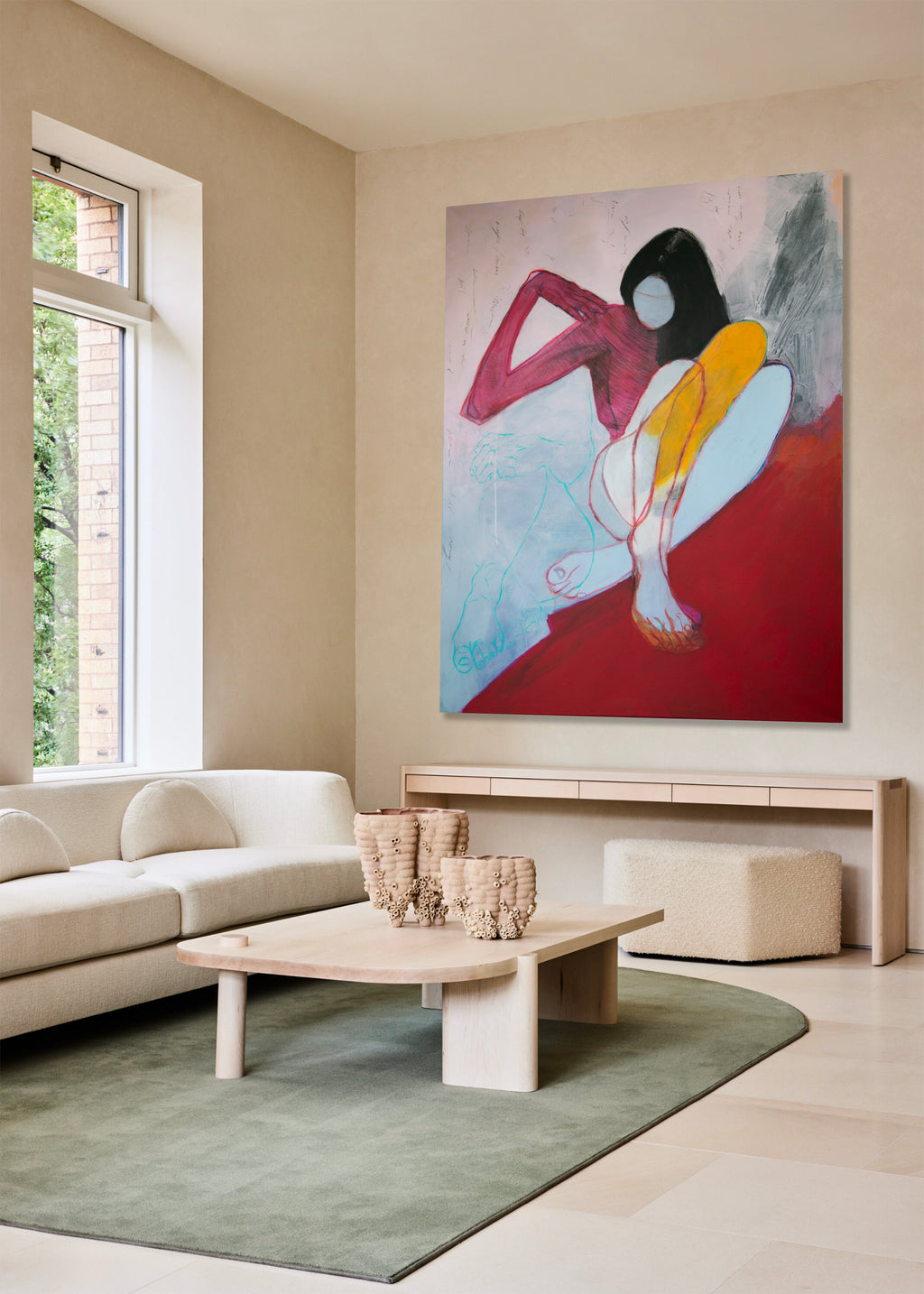 Abstract Figurative Painting | Malvina O Neachtain