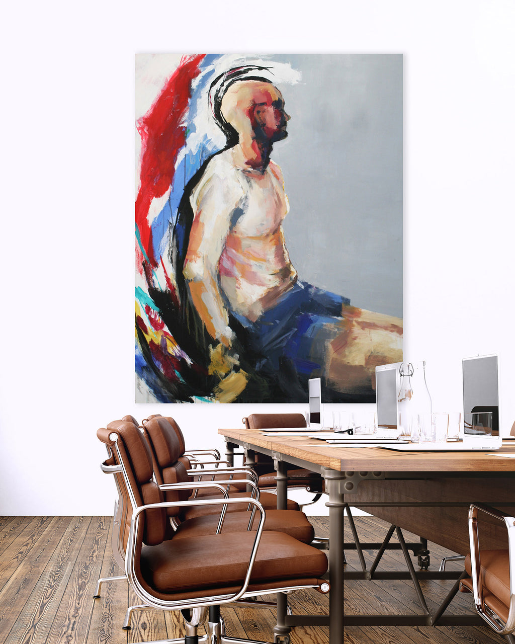 Sitting Man Art | Figurative Art Sculpture | Malvina O Neachtain
