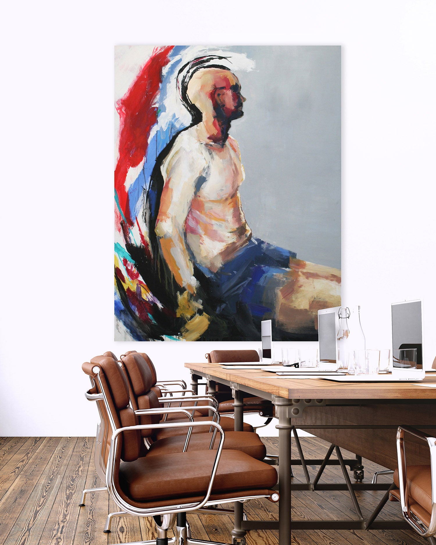 Sitting Man Art | Figurative Art Sculpture | Malvina O Neachtain
